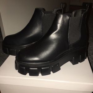 You’re in the Driving Cleat Faux Leather Boots